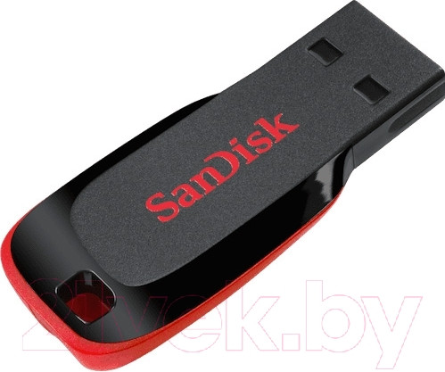 Изображение товара USB flash накопитель SanDisk Cruzer Blade Black 128GB (SDCZ50-128G-B35)