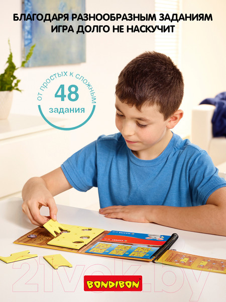 Изображение товара Игра-головоломка Bondibon Сырные лазейки ВВ1054