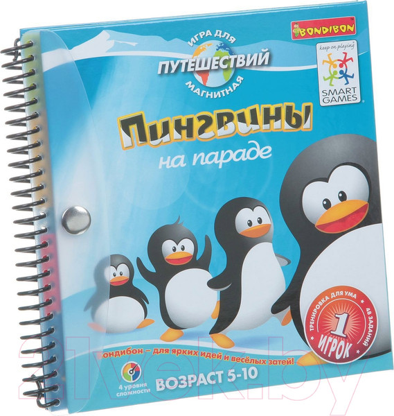 Изображение товара Настольная игра Bondibon Пингвины на параде ВВ1350