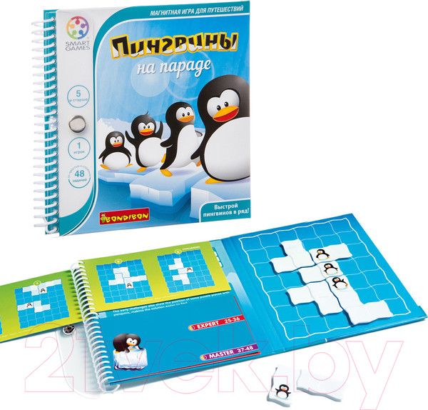 Изображение товара Настольная игра Bondibon Пингвины на параде ВВ1350