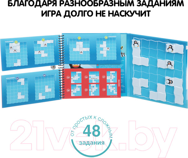 Изображение товара Настольная игра Bondibon Пингвины на параде ВВ1350