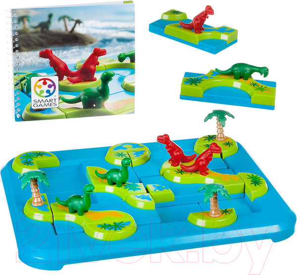 Изображение товара Игра-головоломка Bondibon Динозавры. Таинственные острова ВВ1883