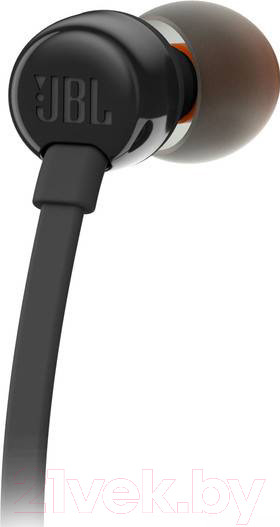 Изображение товара Наушники-гарнитура JBL Tune 110 / JBLT110BLK (черный)