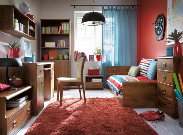 Изображение товара Шкаф Black Red White Индиана JSZF 2d2s (дуб саттер)