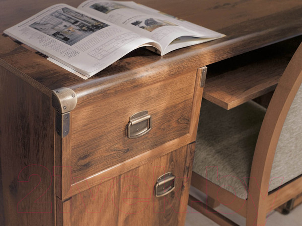 Изображение товара Шкаф с витриной Black Red White Индиана JWIT 2d1s (дуб саттер)