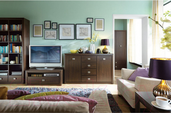 Изображение товара Шкаф навесной Black Red White Коен SFW1W/148 (венге магия)