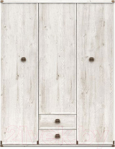 Изображение товара Шкаф Black Red White Индиана JSZF 3d2s (сосна каньон)