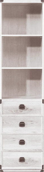 Изображение товара Стеллаж Black Red White Индиана JREG 4so/50 (сосна каньон)