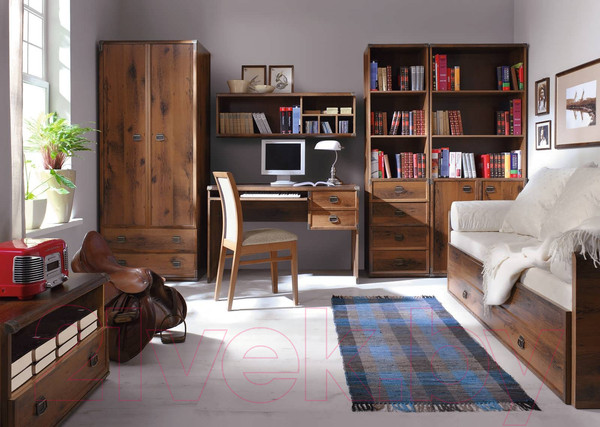 Изображение товара Полка Black Red White Индиана JPOL 120 (сосна каньон)