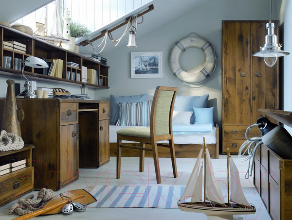 Изображение товара Каркас кровати Black Red White Индиана JLOZ 90 (дуб саттер)