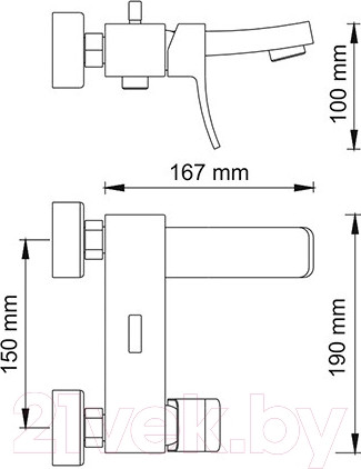 Изображение товара Смеситель Wasserkraft Aller 1061