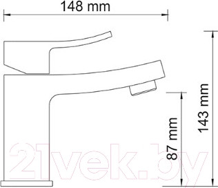 Изображение товара Смеситель Wasserkraft Aller 1063