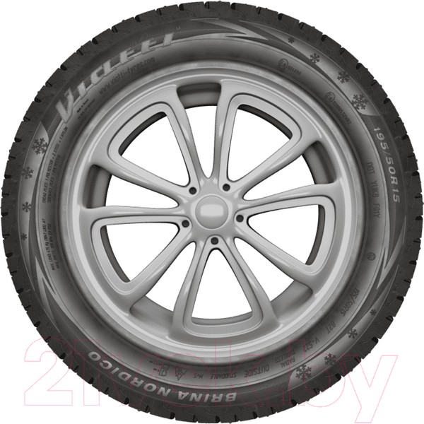 Изображение товара Зимняя шина Viatti Brina Nordico V-522 215/55R17 94T (шипы)