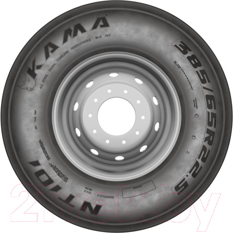Изображение товара Грузовая шина KAMA NT 101 245/70R17.5 143/141J Прицепная