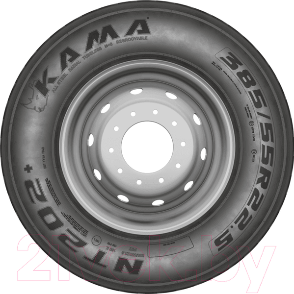 Изображение товара Грузовая шина KAMA NT 202+ 385/55R22.5 160K M+S Прицепная