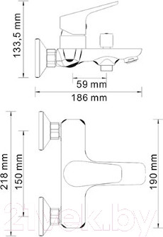 Изображение товара Смеситель Wasserkraft Lippe 4501