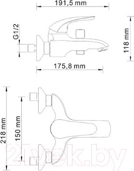 Изображение товара Смеситель Wasserkraft Rossel 2801