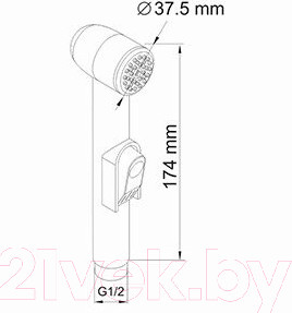 Изображение товара Лейка гигиенического душа Wasserkraft A043