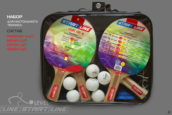 Изображение товара Набор для настольного тенниса Start Line 61-452 / level 100