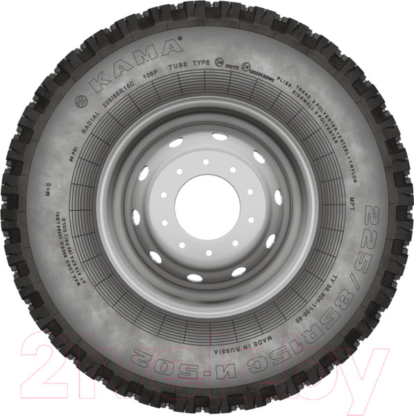 Изображение товара Всесезонная легкогрузовая шина KAMA И-502 225/85R15C 106P
