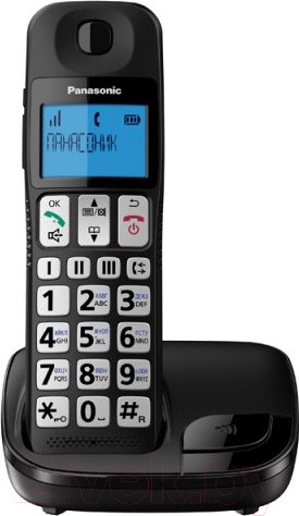 Изображение товара Беспроводной телефон Panasonic KX-TGE110RUB