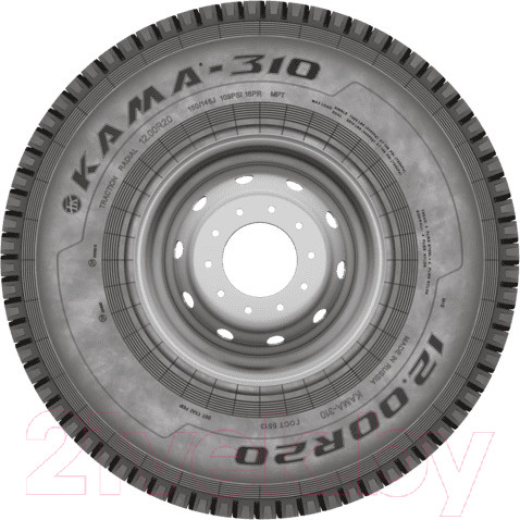Изображение товара Грузовая шина KAMA 310 11.00R20 150/146K нс 16