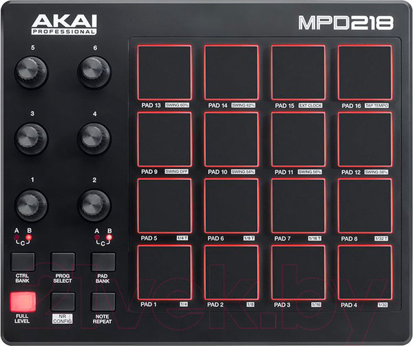 Изображение товара MIDI-контроллер Akai Pro MPD218