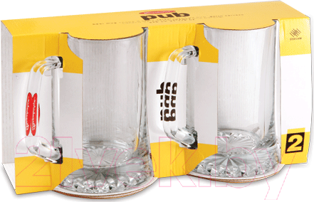 Изображение товара Набор пивных кружек Pasabahce Паб 55239/821056