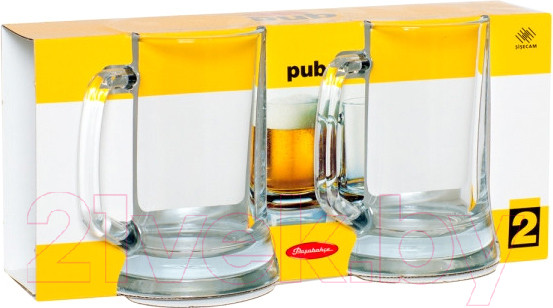 Изображение товара Набор пивных кружек Pasabahce Паб 55229/219889