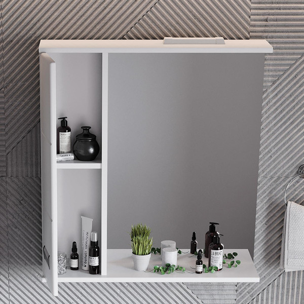 Изображение товара Шкаф с зеркалом для ванной Onika Балтика 67.02 (206701)