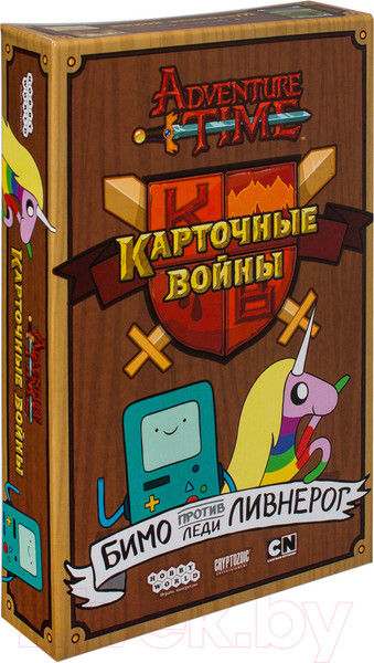 Изображение товара Настольная игра Мир Хобби Время приключений.Карточные войны:Бимо против леди Ливнерог 1659