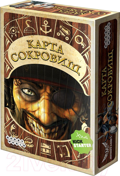 Изображение товара Настольная игра Мир Хобби Карта Сокровищ 1337