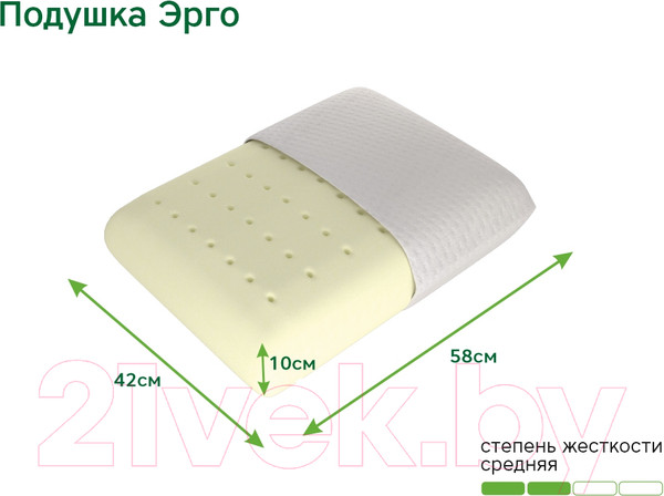 Изображение товара Ортопедическая подушка EOS Эрго 58x42 (джерси)