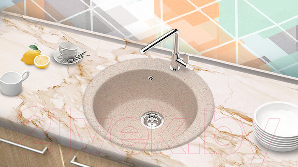 Изображение товара Мойка кухонная Berge BR-5100 (бежевый)