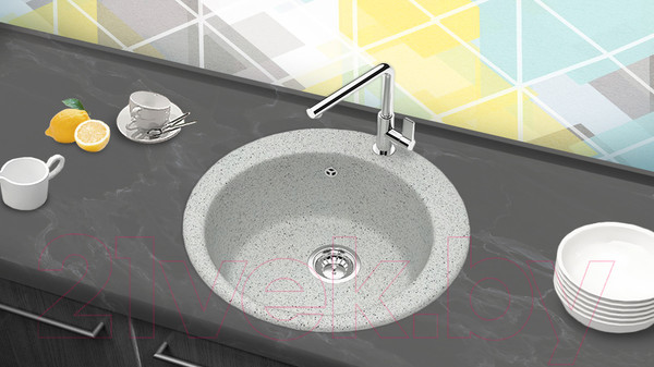 Изображение товара Мойка кухонная Berge BR-5100 (серый)