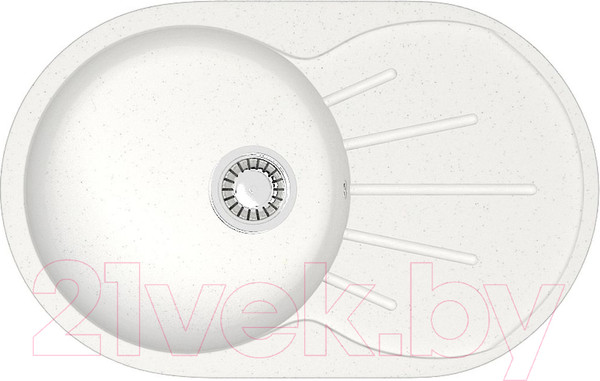 Изображение товара Мойка кухонная Berge BR-7501 (белый)