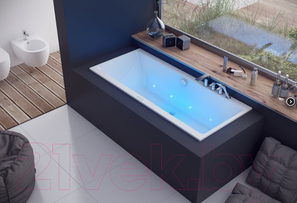 Изображение товара Ванна акриловая Excellent Pryzmat Slim 170x75