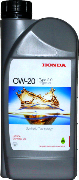Изображение товара Моторное масло Honda Engine Oil Type 2.0 SN 0W20 / 08232P99K1LHE (1л)