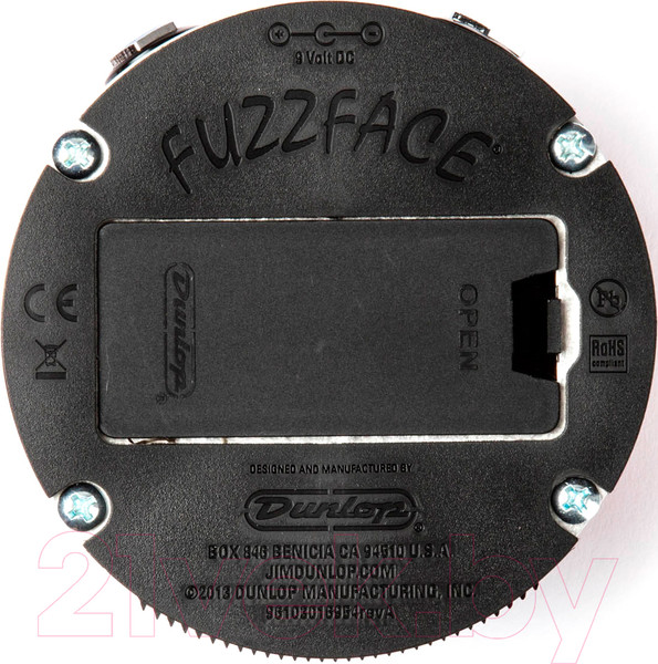 Изображение товара Педаль электрогитарная Dunlop Manufacturing FFM2 GE Fuzz Face Mini