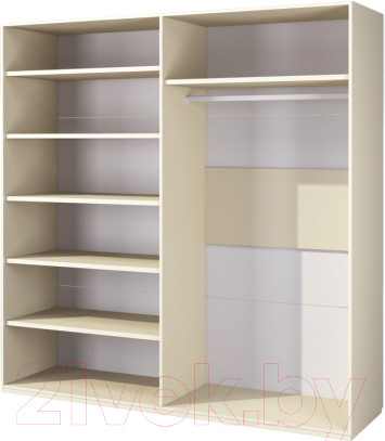 Изображение товара Шкаф Мебель-Неман Астория МН-218-04-220 (кремовый)