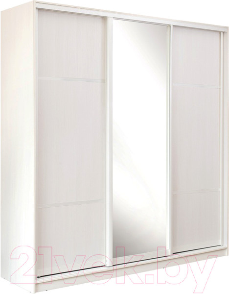 Изображение товара Шкаф-купе Евва 24 BBZ.02 / АЭП ШК.3 01 (Бодега/жемчуг зерно)