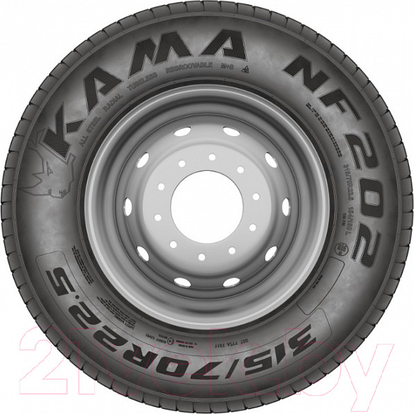 Изображение товара Грузовая шина KAMA NF 202 295/80R22.5 152/148M M+S Рулевая