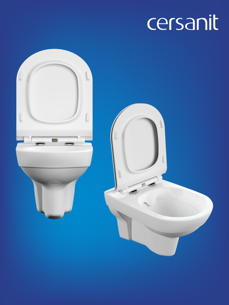 Изображение товара Унитаз подвесной Cersanit City New Clean On (S-MZ-CITY-COn-S-DL-w)