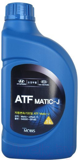 Изображение товара Трансмиссионное масло Hyundai/KIA ATF Matic-J Red-1 / 0450000140 (1л)