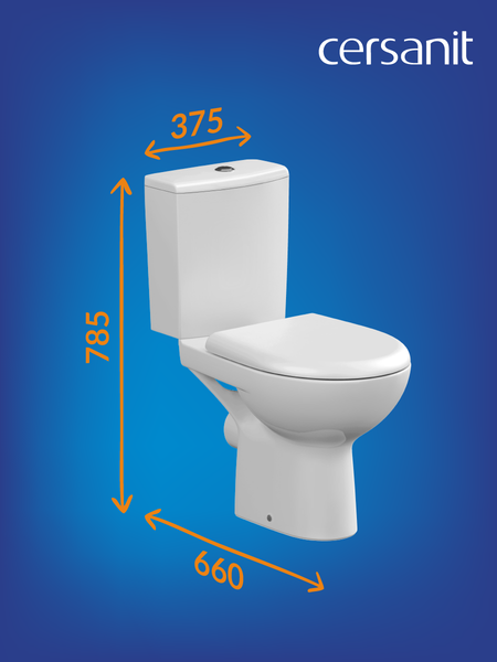 Изображение товара Унитаз напольный Cersanit Nature New Clean On 011 (S-KO-NTR011-3/5-COn-DL-w)
