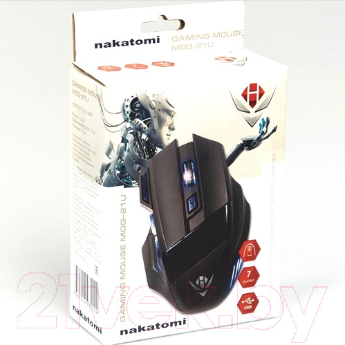 Изображение товара Мышь Nakatomi Gaming MOG-21U (черный)