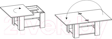 Изображение товара Журнальный столик Сокол-Мебель СЖ-1 (венге)