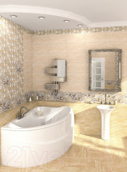 Изображение товара Плитка Beryoza Ceramica Дубай светло-бежевый (250x500)