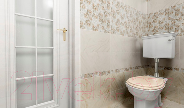 Изображение товара Плитка Beryoza Ceramica Камелия бежевая (418x418)