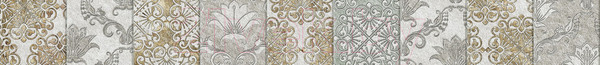 Изображение товара Бордюр Beryoza Ceramica Рамина серая (500x54)